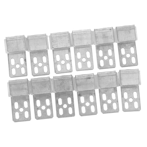 LOLIPPYY 12 Piezas Clips de Resorte para Sofá Silenciosos Kit de Reparación Tapicería con Soporte para Cojines Hundidos Accesorios Duraderos para Fijación y Estabilidad de Resortes Muebles