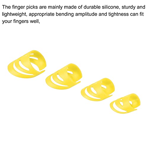 sourcing map Guitare Doigt Médiators XL L M S Dimension Lumineux Jaune avec Rangement Boîte pour Guitare Basse Ukulélé… - Les Beatles, Paul McCartney, John Lennon, RIngo Starr, George Harrison sourcing map Guitare Doigt Médiators XL L M S Dimension Lumineux Jaune avec Rangement Boîte pour Guitare Basse Ukulélé… – Image 5