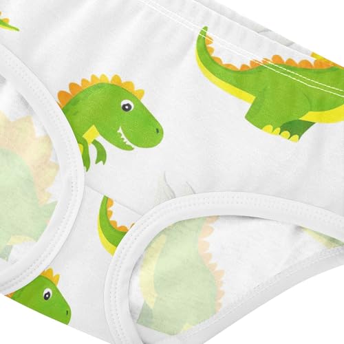 Aesthetic Girls Underwear Toddler 2t Cotton Girl Panties Cute Cute Green Dino Briefs Girls Undies4