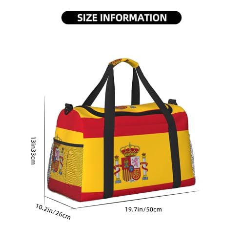 Sac de voyage drapeau espagnol parfait comme article personnel cabine - 3
