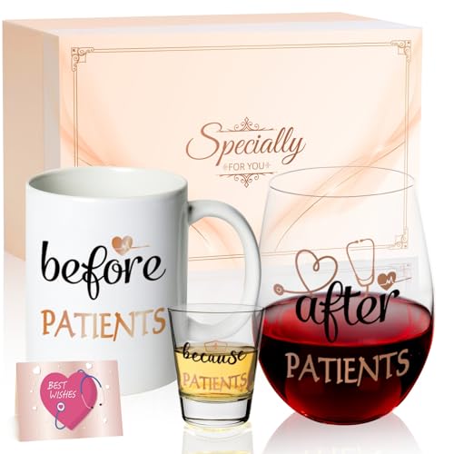 SUCOLE Rose Gold Coffee Mug & Glass Gift Set for Women