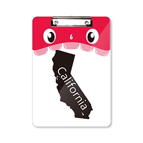 Porte-bloc Californie format A4 pour écrire debout sans table et éviter les feuilles froissées