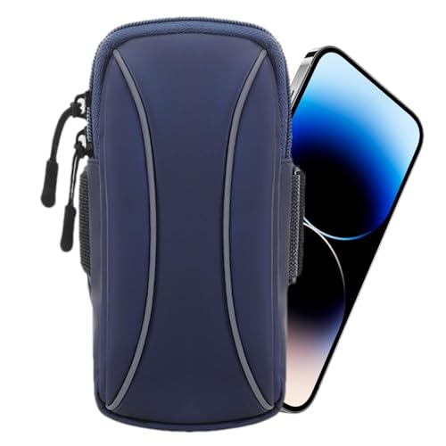 Leryveo Porta cellulare per corsa e jogging Porta cellulare | Braccialetti riflettenti resistenti all'acqua per telefoni cellulari,Borsa per telefono sicura, fascia da braccio per telefono, fascia da