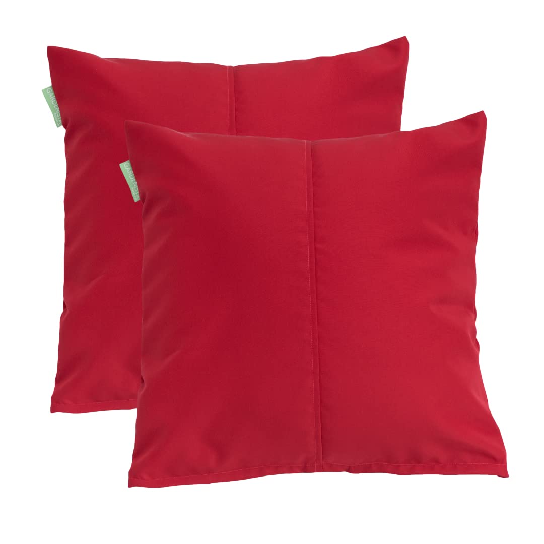 Gardenista Large Garden Scatter Cushion | Water Resistant Hollowfibre Filled Outdoor Seating Furniture Pillow | Great for Patio Rattan Chairs | Comfy & Lightweight (2, Grey) — view 70