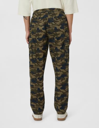 Image of Amazon Brand - Symbol Men's Regular Fit Cargo Trouser (Elasticated Waistband | 100% Cotton | Pants)