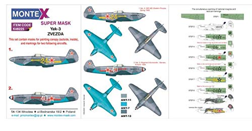 MONTEX 1/48 Yak-3 ZVEZDA