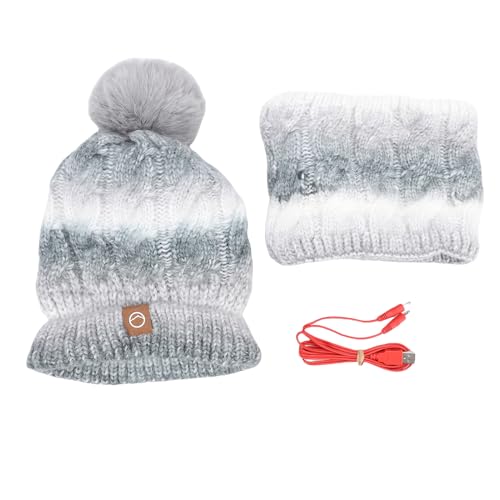 Gorro calefactable USB 40-50°C con bufanda cortavientos para esquí y moto 6