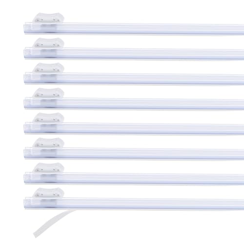 PATIKIL 8pcs Coupe-Film Plastique, 19in Coupe-Film Plastique Autoadhésif, Blanc