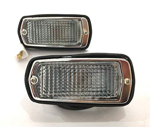 TRS Front Side Marker Lights Clear Lens For DATSUN 510 240Z 260Z 280Z 120Y B210 1200