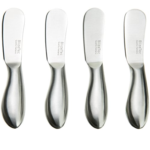 Spreader Knife Set BlizeTec Multipurpose Cheese and Butter Spreader Knives 4 Pcs