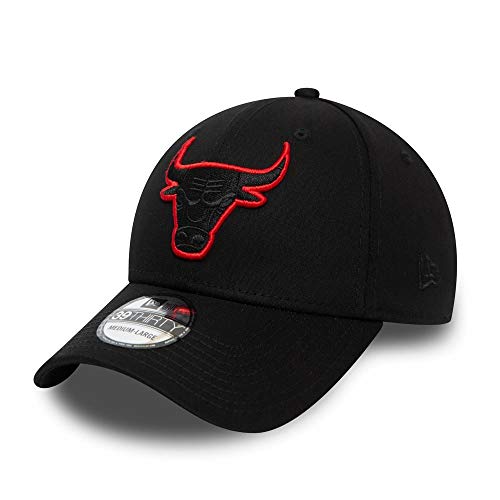 New Era Chicago Bulls Black Base 39thirty Stretch Cap streetwear