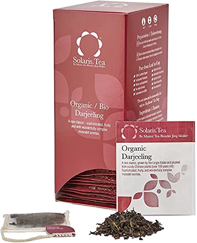 Solaris Tea Bio - Darjeeling, 40 Seidenteebeutel, 1er Pack (1 x 60 g) Cover