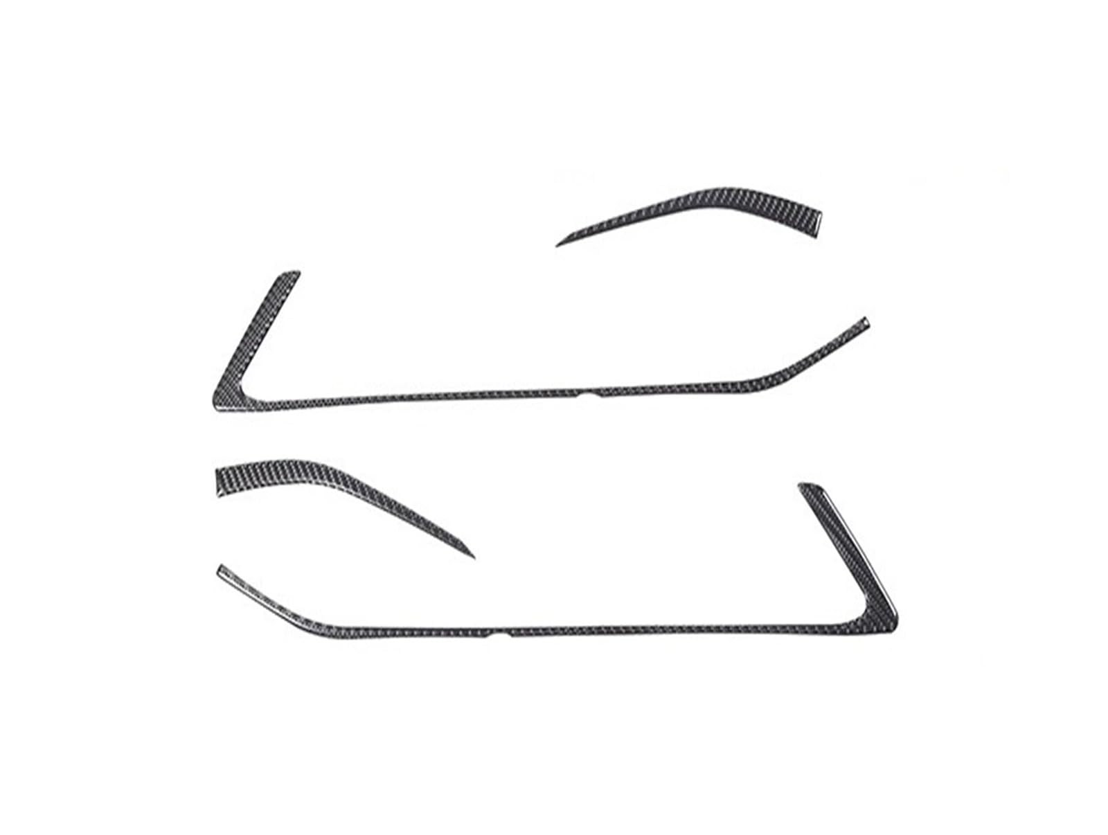 Oexrigru X Car Interior Moulding Trim For Chevrolet For Corvette C8 2020-2023 Carbon Fiber Dash Trim Gear Shift Console Cover Whole Interior Stickers Interior Accessories(X)