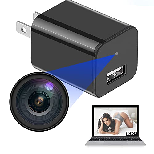 Hidden Mini Spy Camera with Full HD 1080P Video Loop Recording , Motion Detection Micro Nanny Cam,Tiny Secret Surveillance Camera,Small USB Charger Cameras for Catch Intruders/ Adultery