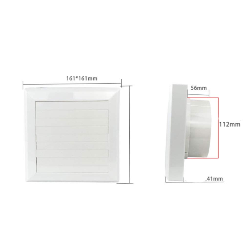 Aspiratore da Bagno, Aspiratore da Cucina 4/6 di Pollice, Forte e Durevole, Adatto per Bagno/Cucina/Soggiorno (Dimensioni : 6inches) (4inches)