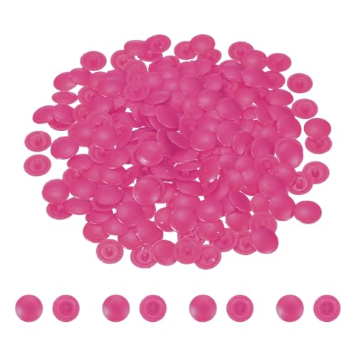 uxcell 200 Pcs Screw Head Covers 12mm Plastic Screw Caps Pink