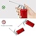 MUQIDA 2 PCS Oil Can Pump Oiler, 200ml Metal Hand Pump Oiling Spray Can with Rigid Spout, Manual Engine Oil Dispenser Oiling Bottle for Home Motorcycles Bike Car Applications