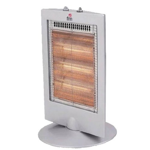 FM Calefacción H-6000 calentador de ambiente - Calefactor (230 V, 50 Hz, 1200 W) Color blanco