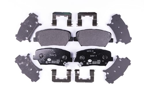 Plaquettes de frein avec indicateur d'usure HELLA 8DB 355 020-871 pour réparer HYUNDAI KIA