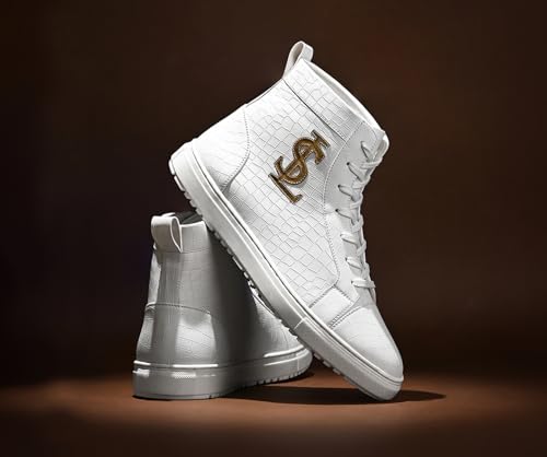 Image of LOUIS STITCH All Day Wear Lace-Up for Men | Comfortable Sneaker | LSP-SNK-AVI-High Ankle Lace-Up