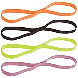 Antideslizante: Cada cinta para el pelo tiene un forro de silicona antideslizante y la cinta para el pelo es flexible, por lo que no se resbalará incluso cuando sudes por el ejercicio.