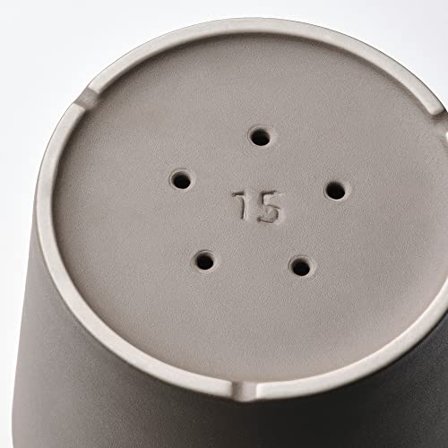 Pot de fleurs KLARBÄR avec soucoupe pour éviter les fuites d'eau de vos plantes