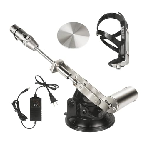 Telescopic Linear Actuator with Aluminum Plate 39mm Stroke Micro reciprocating Motor Aluminum Suction Cup(Upgrade Group 6,US)