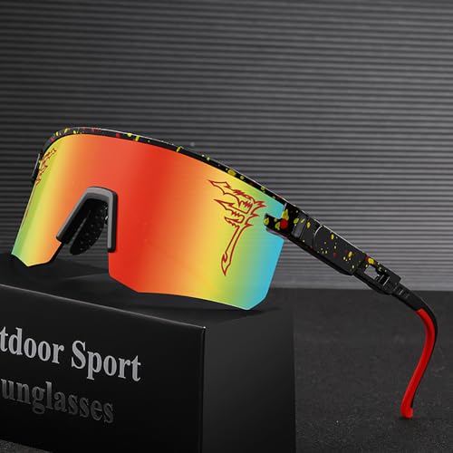 Image of ACEXPNM Two Sizes Baseball Sunglasses For Adults and Youth Boys Girls Kids UV400 Men Women Outdoor Sports Sun Glasses