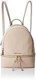 Michael Kors - Rhea Zip, Bolsos mochila Mujer, Rosa (Soft Pink), 11.5x38x30.5 cm (W x H L)
