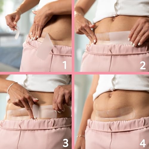 Image of Dr. Talbot's Mom Stretch Mark & C-Section Scar Strips - Medical Grade Silicone Scar Strips to Soften and Flatten Surgical Scars - 6 Count (60-Day Supply)