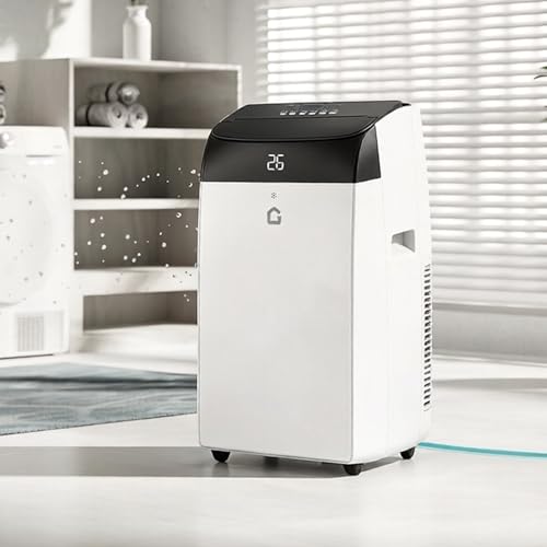 Garvee Climatiseur mobile 10 000 BTU, climatiseur 4 en 1 avec refroidissement, déshumidification et...