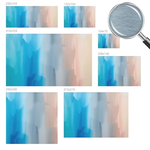 Pose murale facile pour papier peint abstraction colorée 416x254 - 6