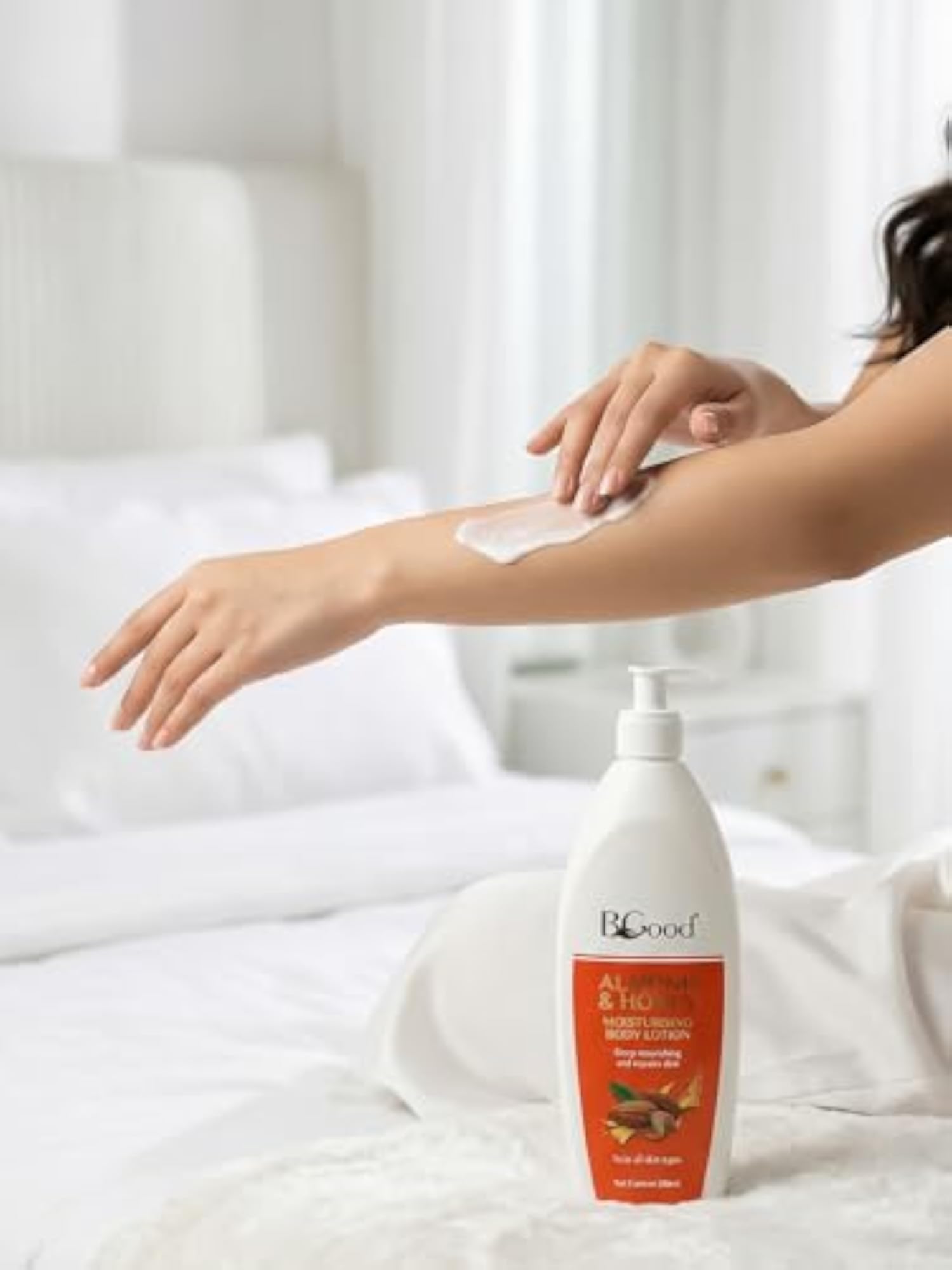 Almond & Honey Moisturizing Body Lotion, Deep Nourishment