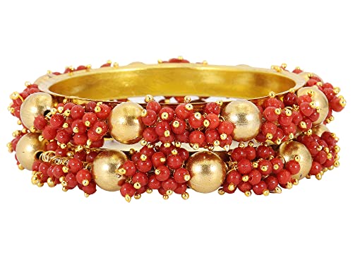 Image of NMII Metal and Zircon Studded Kadaa set for Women /Girls
