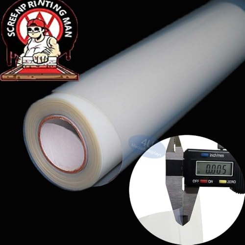 24\" x100ft. 1 Roll Screen Printing Film Waterproof Inkjet Transparent Film for Water-based Pigment and Dye Ink Jet Printers - Thumbnail 7
