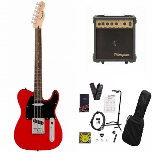 Squier/Sonic Telecaster Laurel Fingerboard Black Pickguard Torino Red PG-10AvtGLM^[S12_Zbg