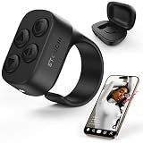 Stouchi Anello di scorrimento Bluetooth 5.4 per TikTok, connessione solida, batteria 100 ore, comodo da indossare, telecomando Bluetooth senza fili, compatibile con iPhone, iPad e telefoni/tablet