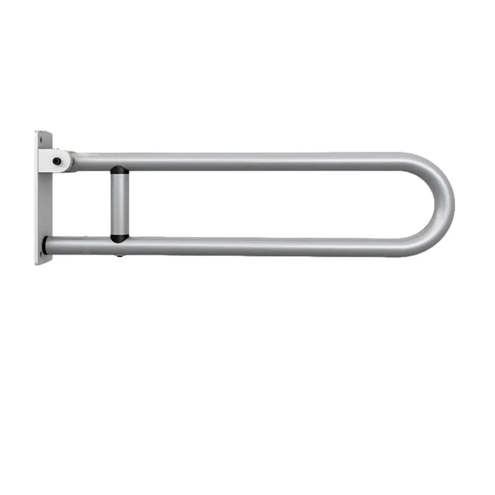Padgcnor A Folding Bathroom Toilet Grab Rail Toilet Grab Bar Luminum Lloy Handrails Safety Flip-Up U Shaped Support(A)