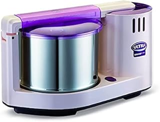 Elgi Grind+ Gold Table Top Wet Grinder with Atta Kneader, 110 Volt, 2-Liter, Purple