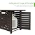 Best Choice Products Fire Pit Table 42in 50,000 BTU Rectangular Steel Propane Gas for Outdoor, Patio w/Burner Lid, Auto Ignition, Hideaway Tank Storage, Cover, Glass Beads - Dark Brown
