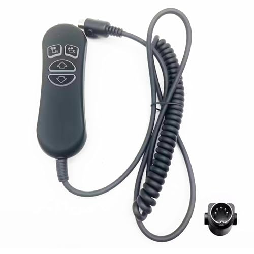AMPSTOE Recliner Remote 4 Button 5 Pin Lift Chair Remote USB Backlight for Lift Chair