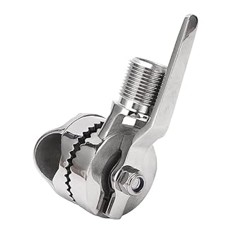 Support D'antenne Marine VHF, Cliquet Réglable en Acier pour Rails, Support D'antenne de Bateau