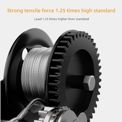 cabrestante manual, Ideal pour Remolcar Embarcaciones Y Vehículos(1200lbs,20m)