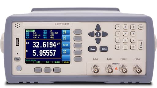 High Precision LCR Meter Tester Digital LCR Meter Gauge Measurement with Accuracy 0.05% Measurement Frequency 50Hz to 200kHz Resolution 0.001Hz Measurement Speed 40/10/3 Times/s