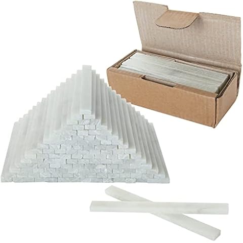 ZOEYES 108Pcs Soapstone Pen, Flat White Soapstone Refills, Soap Stones Chalk, Professional Soapstone Pencil for Welders Textile Marking Tools and Markers Removable Markings on Steel Cast Iron Cover