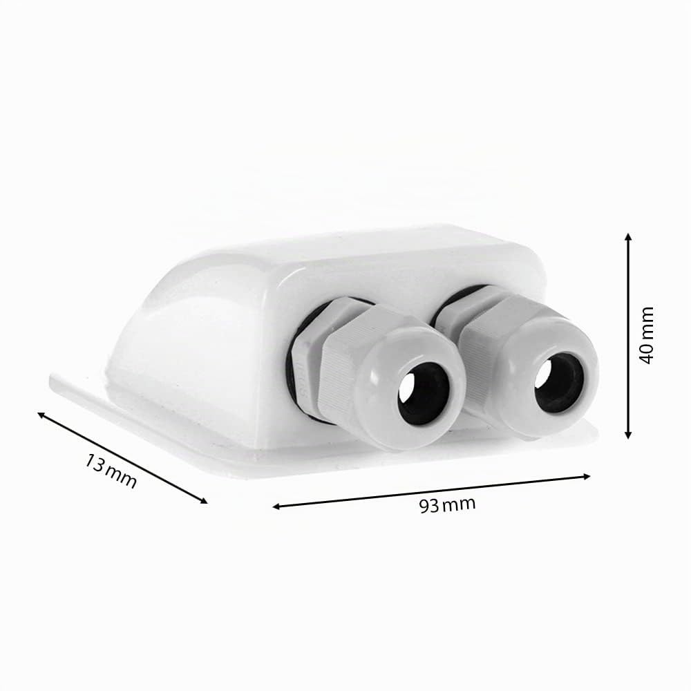 Victron Energy SmartSolar MPPT regolatore di carica 100/20-48 12 V 24 V 48 V 20 A & Offgridtec Pssacavo per tetto a 2 moduli, Bianco, per camper caravan barca solare, passacavo ABS