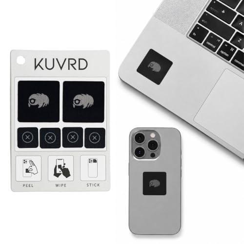 KUVRD Waterbear - Universal Screen Cleaners - Teeny Tiny Cleaning Tools for Your Lenses & Screens - Single Patch Set