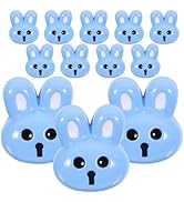 SHINEOFI 12pcs Easter Rabbit Buttons Easter Bunny Shaped Buttons Resin Crafts Buttons Baby Clothe...