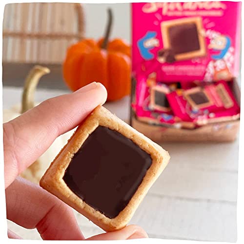 Image of Michel & Augustin Dark Chocolate Sea Salt Shortbread Cookies, 40ct Box