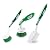 Libman 1567 Kitchen Scrub Brush Kit – 3 Brushes: Curved Kitchen Brush, Kitchen Brush with Scraper Edge, and All-Purpose Kitchen Brush, Green & White